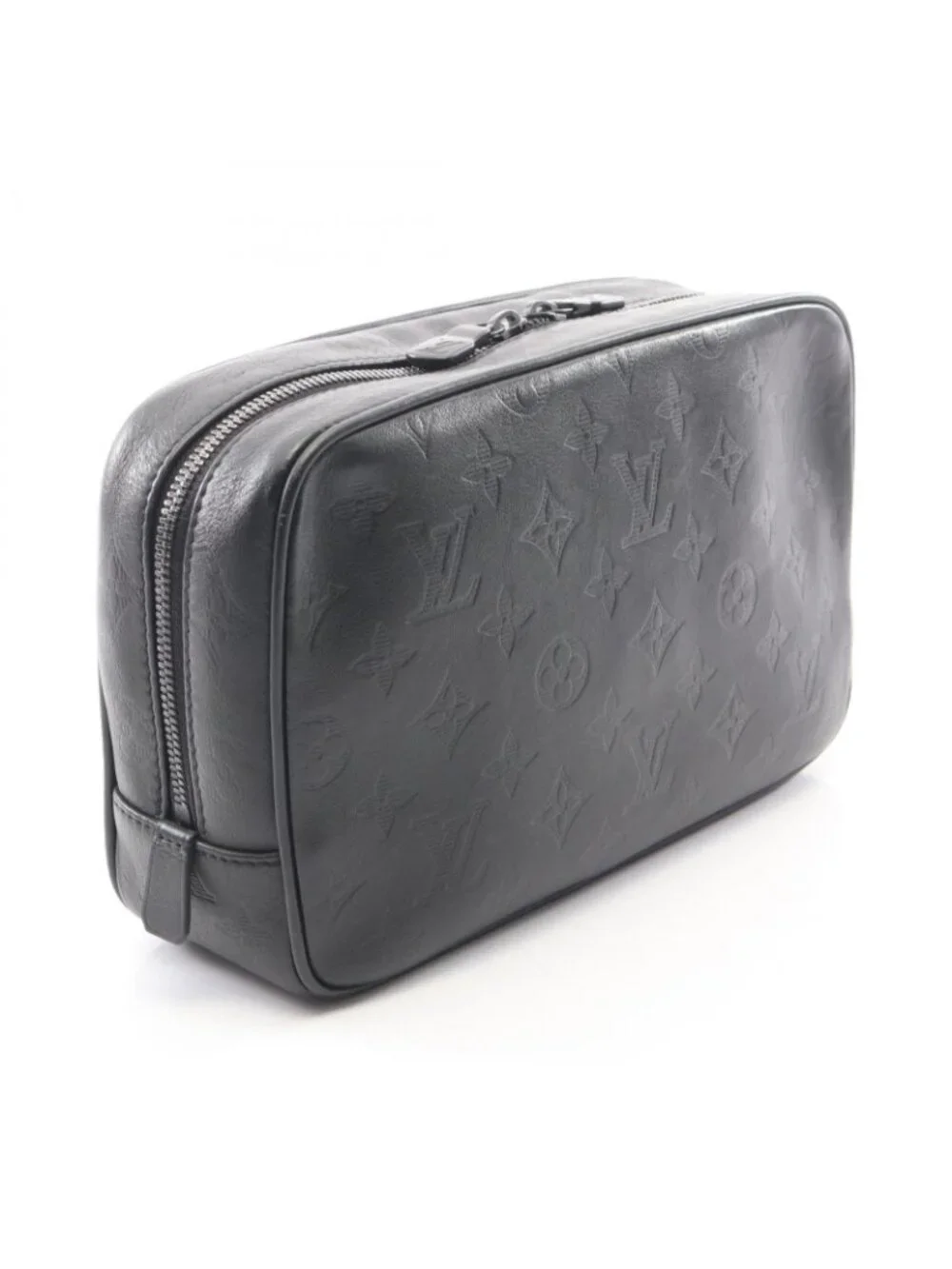 Louis Vuitton Clutch Trousse GM Noir Leather Toilet GM